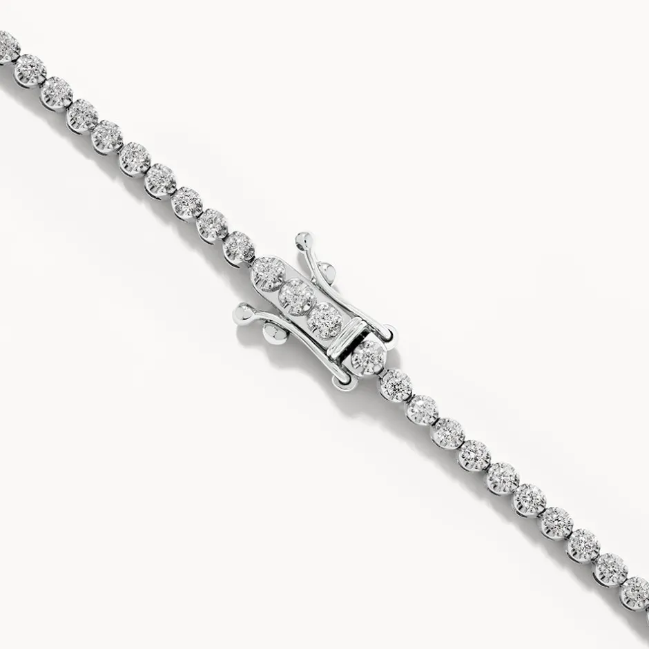 Fashion Laboratory-Grown Diamond Tennis Bracelet in 10k White Gold Best Selling Gifts | Gifts For Her