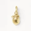 Discount Lemon Charm Pendant in Gold 18k Fine Gold Plated | Personalisation