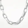 Clearance Maxi Paperclip Chain Necklace in Silver 925 Sterling Silver | Necklaces & Pendants