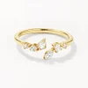 Sale Medley x Dinnara Lab-Grown Diamond 0.25ct Bypass Ring in 10k Gold Luxe Gifting | Laboratory-grown Diamonds