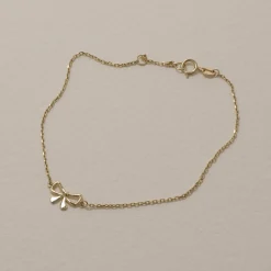 Best Medley x Dinnara Micro Bow Bracelet in 10k Gold Symbolic Jewellery | Bracelets & Bangles