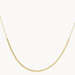 New Micro Beaded Chain Necklace in 10k Gold Necklaces & Pendants | Chains