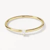 Discount Micro Diamond Round Solitaire Ring in 10k gold Gifts For Her | Under $300