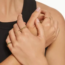 Discount Micro Diamond Round Solitaire Ring in 10k gold Gifts For Her | Under $300
