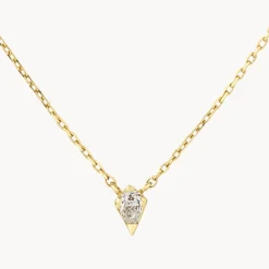 Online Micro Laboratory-Grown Diamond Kite Necklace in 10k Gold Laboratory-grown Diamonds | Necklaces & Pendants