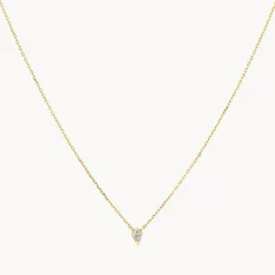 Online Micro Laboratory-Grown Diamond Kite Necklace in 10k Gold Laboratory-grown Diamonds | Necklaces & Pendants