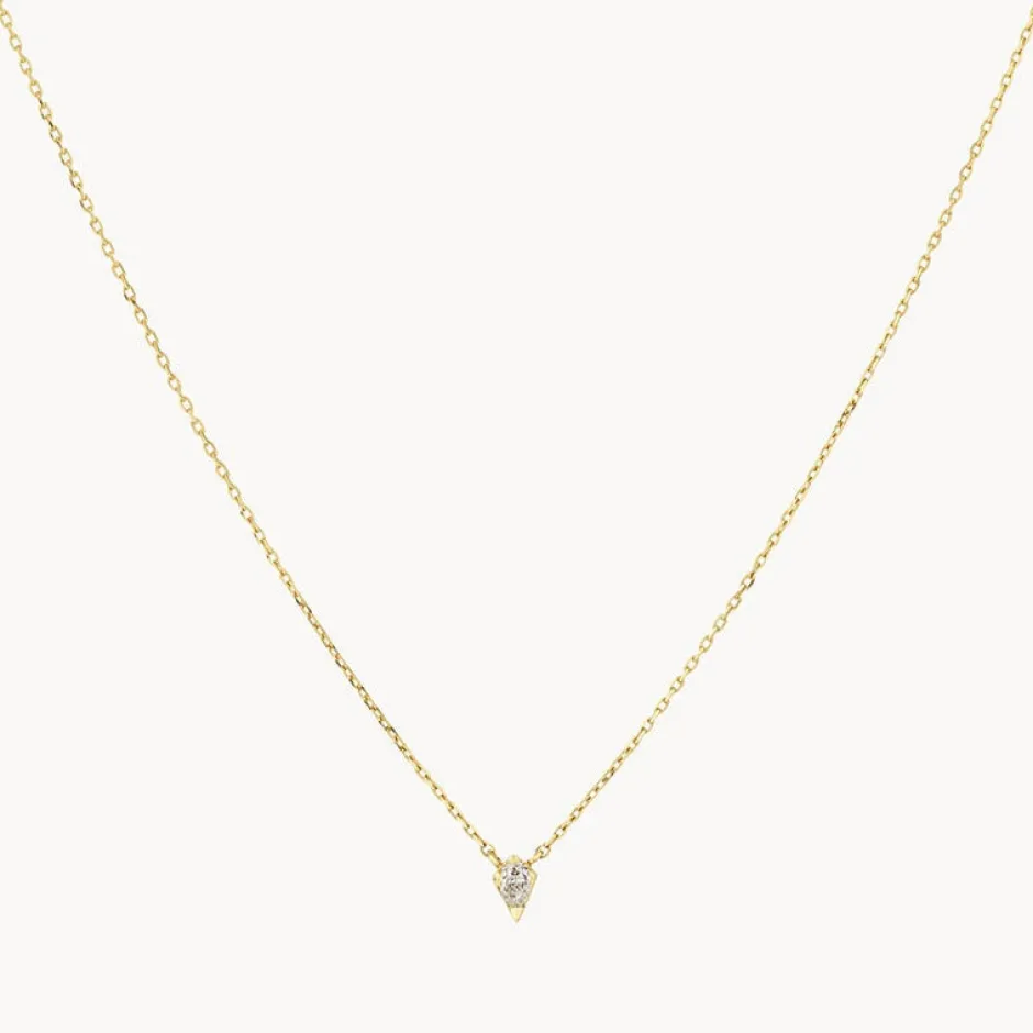 Online Micro Laboratory-Grown Diamond Kite Necklace in 10k Gold Laboratory-grown Diamonds | Necklaces & Pendants