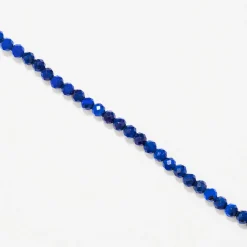 Online Micro Lapis Lazuli Bead Necklace in Gold Gifts For Him | Natural Gemstones