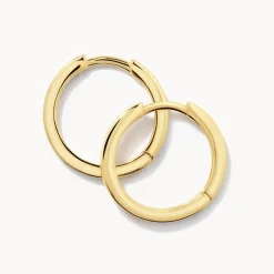 Best Midi Charm Huggie Earrings in 10k Gold Gifts For Him | Gifts For Her