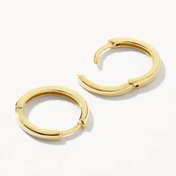 Best Midi Charm Huggie Earrings in 10k Gold Gifts For Him | Gifts For Her