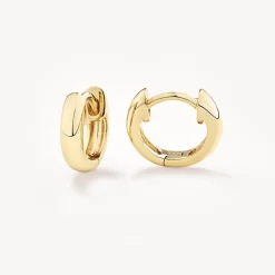 Online Midi Huggie Earrings in Gold Best Friend Gifts | Under $150