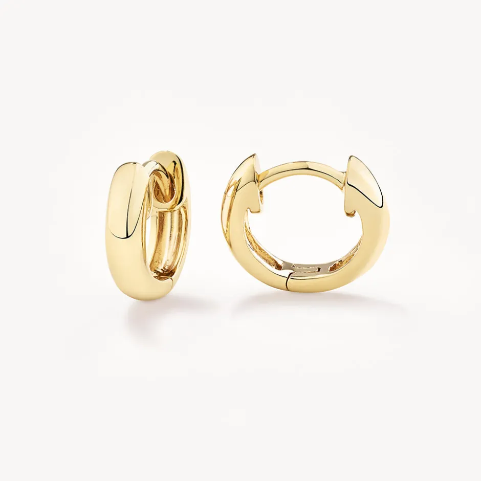 Online Midi Huggie Earrings in Gold Best Friend Gifts | Under $150