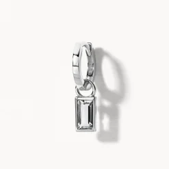 Hot Mini Charm Huggie Earrings in Silver 925 Sterling Silver | Unisex