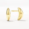Outlet Mini Dome Stud Earrings in Gold 18k Fine Gold Plated | Earrings