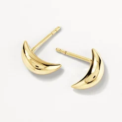 Outlet Mini Dome Stud Earrings in Gold 18k Fine Gold Plated | Earrings