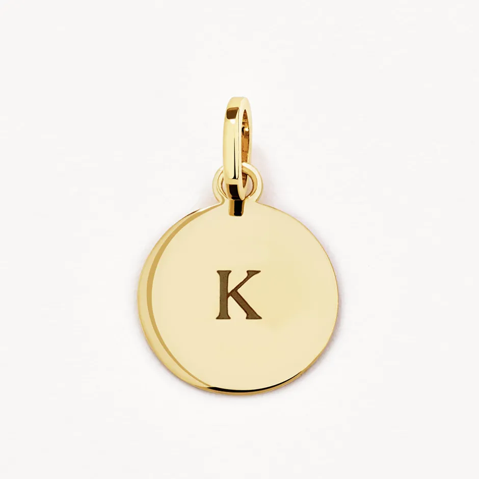 Fashion Mini Engravable Disc Necklace in 10k Gold Gifts For Her | Bridal Gifts