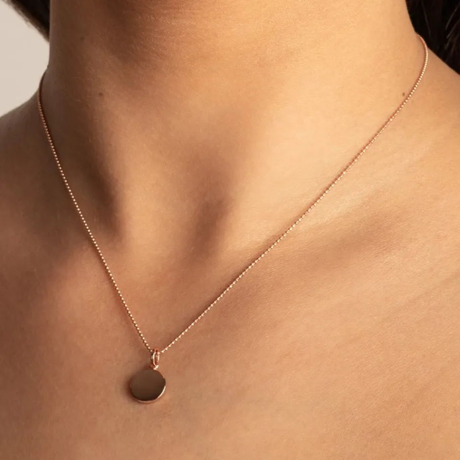 Fashion Mini Full Moon Pendant in Rose Gold Best Selling Gifts | Family Gifts