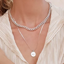 Fashion Mini Full Moon Pendant in Silver Best Selling Gifts | Gifts For Her
