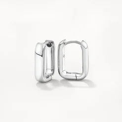Clearance Mini Paperclip Earrings in Silver 925 Sterling Silver | Earrings