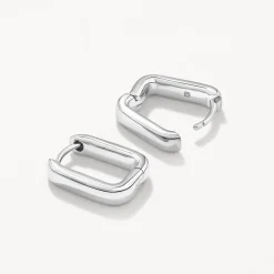 Clearance Mini Paperclip Earrings in Silver 925 Sterling Silver | Earrings
