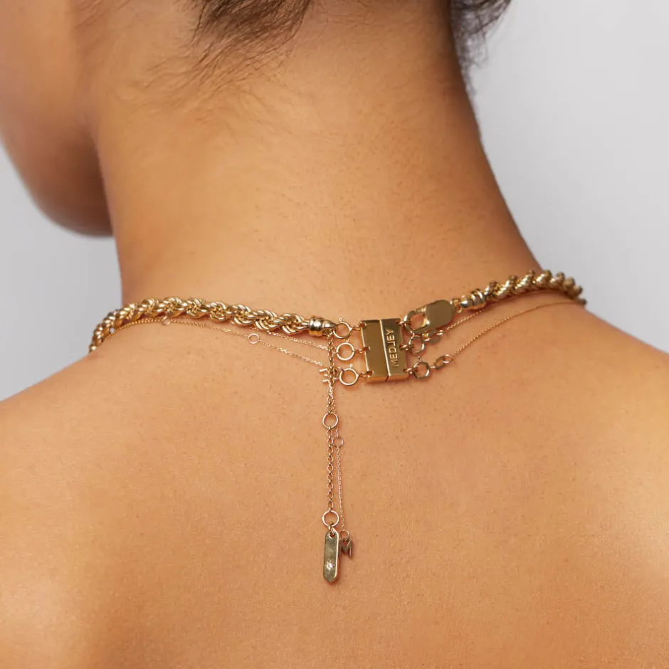 Clearance Multi Layered Necklace Connector in Gold Best Friend Gifts | Under $150