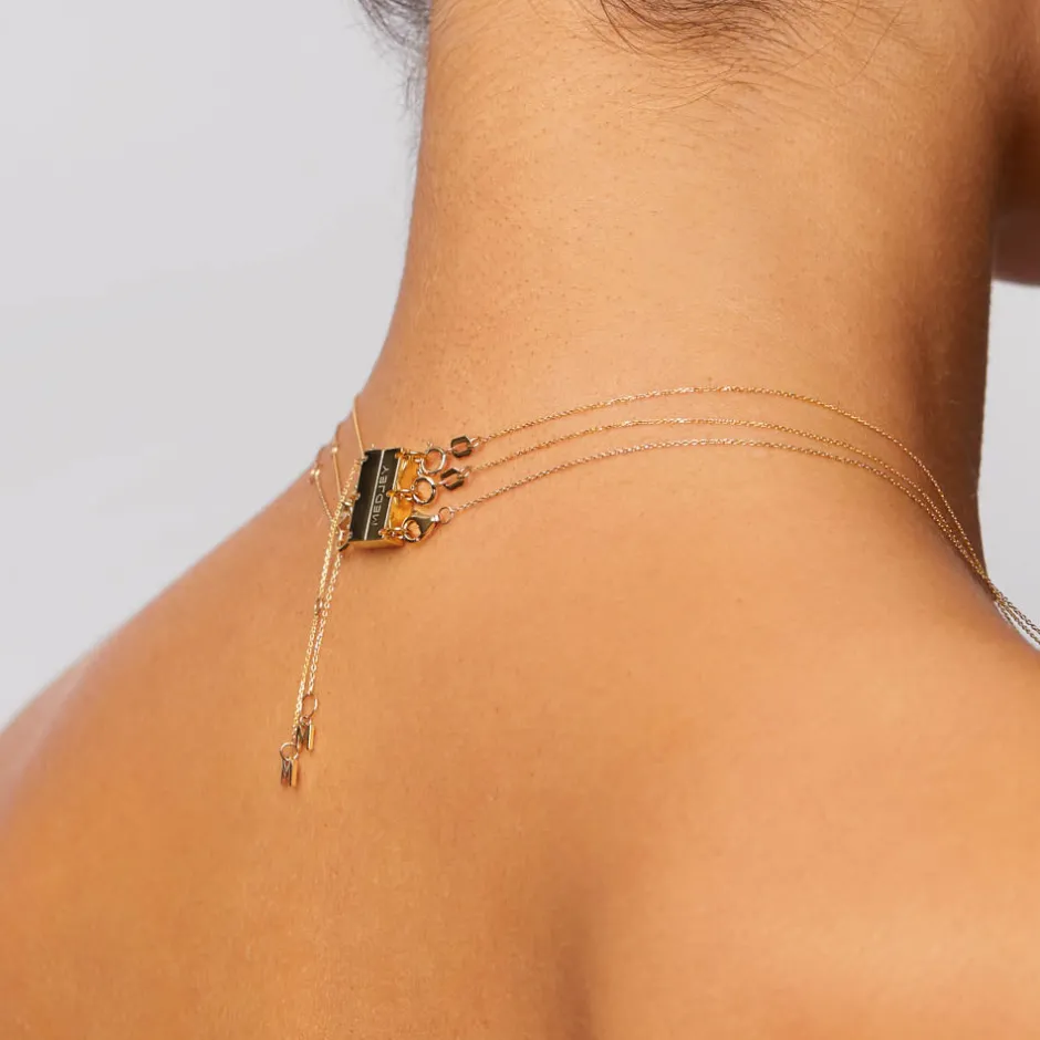 Clearance Multi Layered Necklace Connector in Gold Best Friend Gifts | Under $150