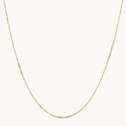 Fashion Oh So Fine Figaro Chain in Gold Gifts For Him | 18k Fine Gold Plated