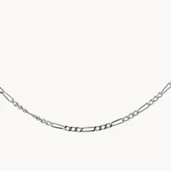 Hot Oh So Fine Figaro Chain Necklace in Silver Gifts For Him | 925 Sterling Silver