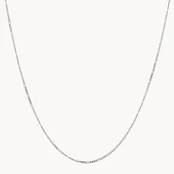 Hot Oh So Fine Figaro Chain Necklace in Silver Gifts For Him | 925 Sterling Silver