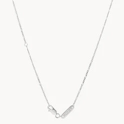 Hot Oh So Fine Figaro Chain Necklace in Silver Gifts For Him | 925 Sterling Silver