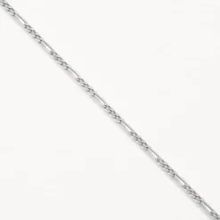 Hot Oh So Fine Figaro Chain Necklace in Silver Gifts For Him | 925 Sterling Silver