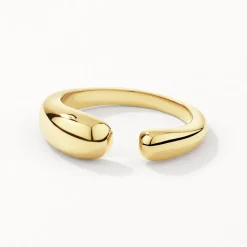 Hot Open Puff Dome Ring in Gold 18k Fine Gold Plated | Rings