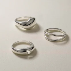 Best Organic Dome Ring in Silver 925 Sterling Silver | Rings