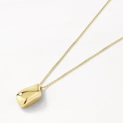 Fashion Organic Drop Pendant Necklace in Gold 18k Fine Gold Plated | Necklaces & Pendants