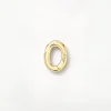 New Oval Pendant Clasp in Gold 18k Fine Gold Plated | Personalisation