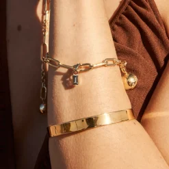 Sale Oval Pendant Clasp in 10k Gold 10k Gold | Accessories