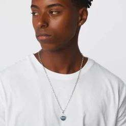 Clearance Paperclip Chain Necklace in Silver Gifts For Him | 925 Sterling Silver