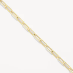 Online Paperclip Chain Necklace in Gold Gifts For Him | 18k Fine Gold Plated