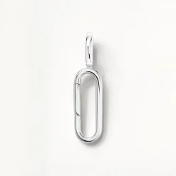 Online Paperclip Pendant Charm Connector in Silver 925 Sterling Silver | Personalisation