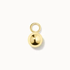 Clearance Plain Ball Charm in 10k Gold 10k Gold | Unisex