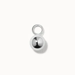 Discount Plain Ball Charm in Silver 925 Sterling Silver | Unisex
