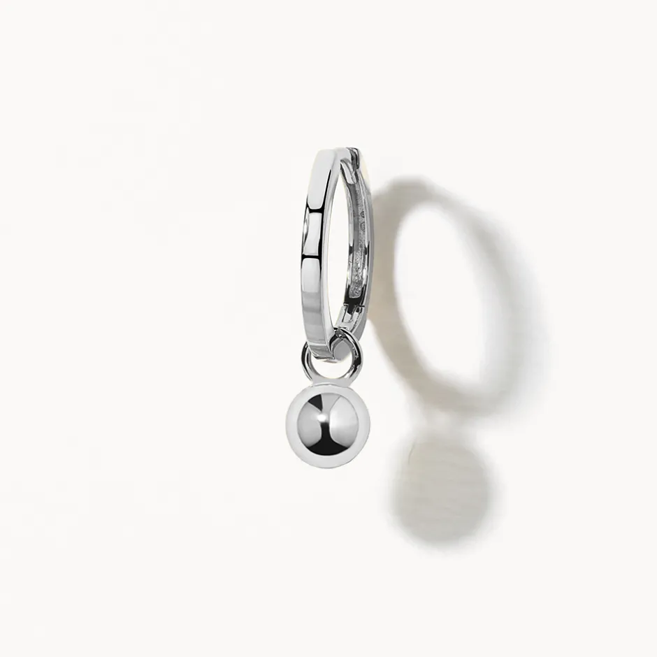 Discount Plain Ball Charm in Silver 925 Sterling Silver | Unisex