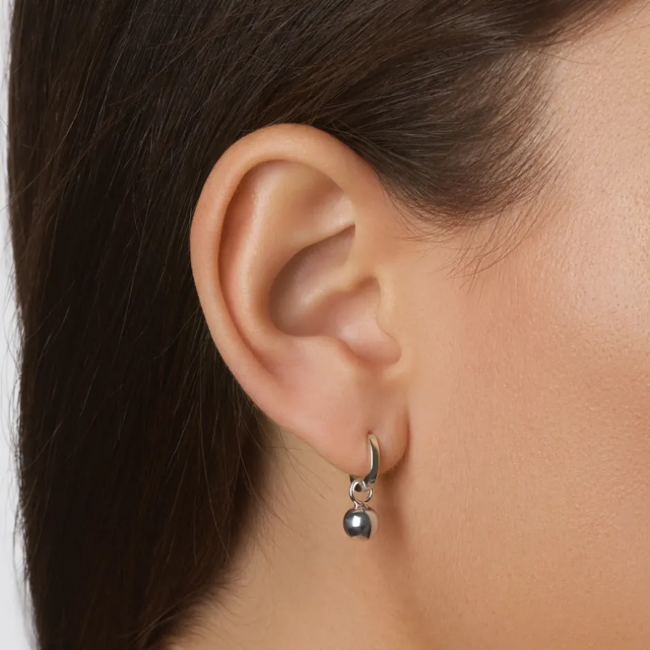 Discount Plain Ball Charm in Silver 925 Sterling Silver | Unisex