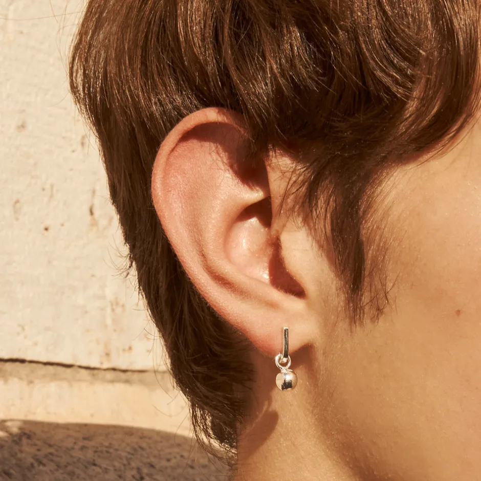 Discount Plain Ball Charm in Silver 925 Sterling Silver | Unisex