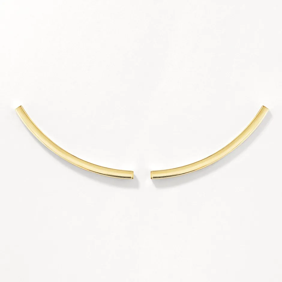 Discount Plain Curve Crawler Earrings in 10k Gold 10k Gold | Earrings