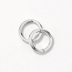 Hot Plain Mini Sleeper Earrings in Silver 925 Sterling Silver | Earrings