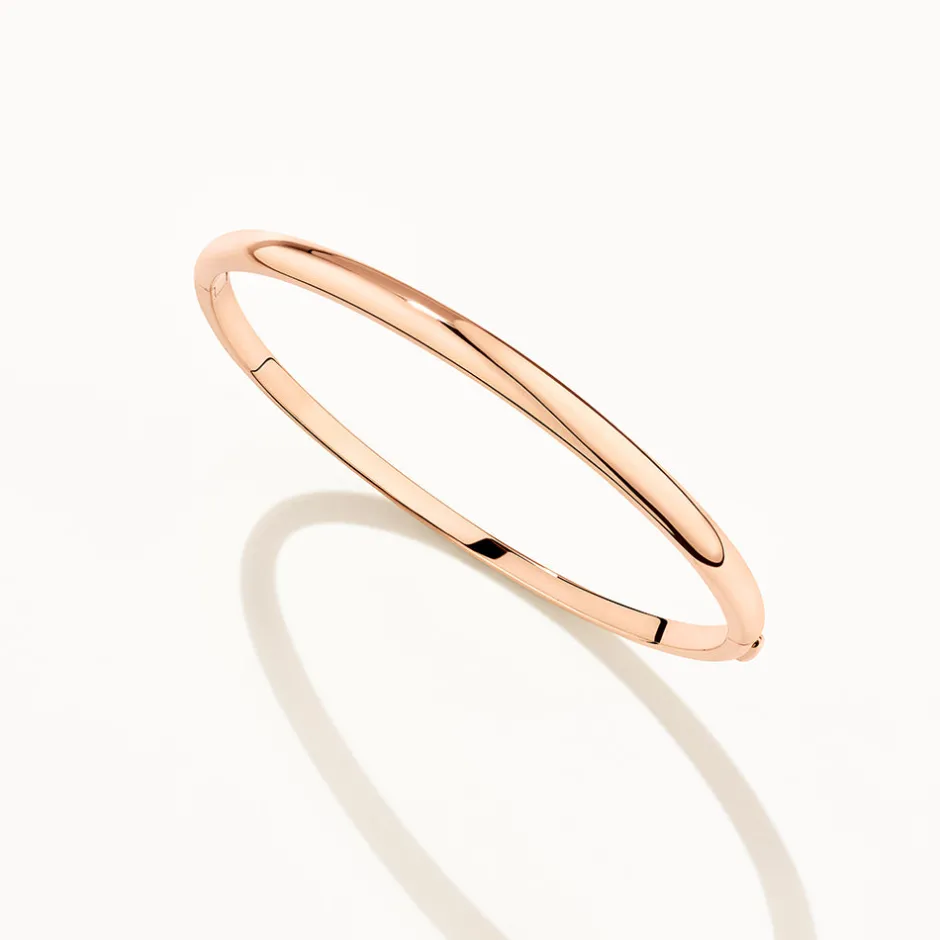Best Polished Plain Bangle in Rose Gold Family Gifts | Best Friend Gifts