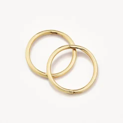 Best Polished Sleeper Earrings in 10k Gold Gifts For Him | Bridal Gifts