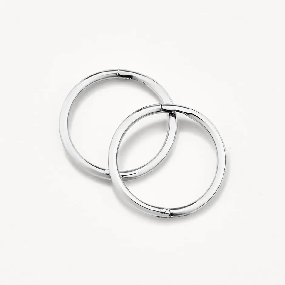 Discount Polished Sleeper Earrings in Silver Gifts For Him | Family Gifts