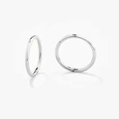 Discount Polished Sleeper Earrings in Silver Gifts For Him | Family Gifts